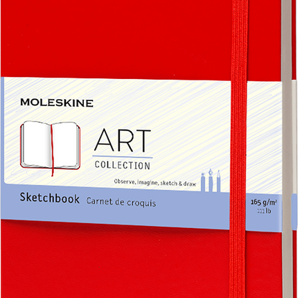 Moleskine Art Sketchbook - Large - Scarlet Red