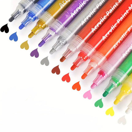 HTV Acrylic Paint Markers Medium Tip - Set of 12