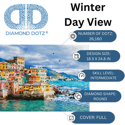 Diamond Dotz Diamond Kit - Winter Day View