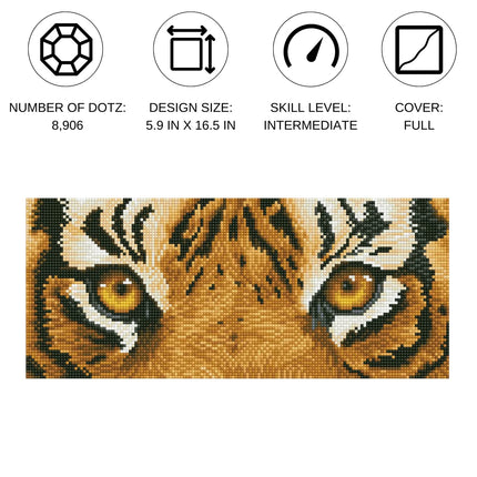 Diamond Dotz Diamond Kit - Tiger Spy