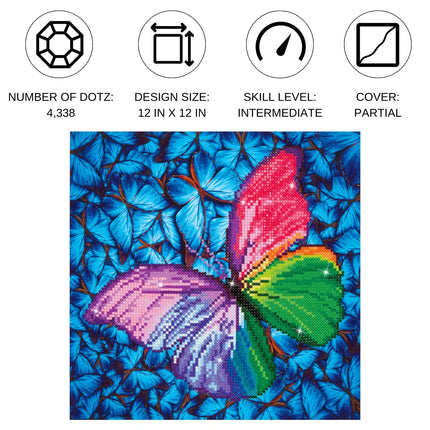 Diamond Dotz Diamond Kit - Flutter By Pink
