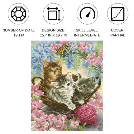 Diamond Dotz Diamond Kit - Kitty Knits