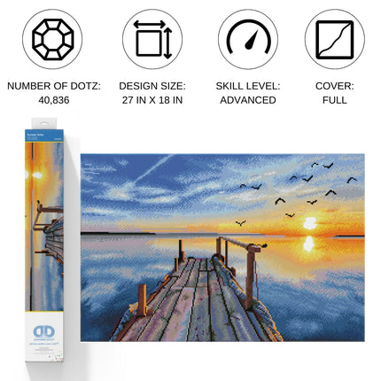 Diamond Dotz Diamond Kit - Sunset Jetty