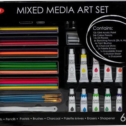 Jasart Mixed Media Set - 66 Piece