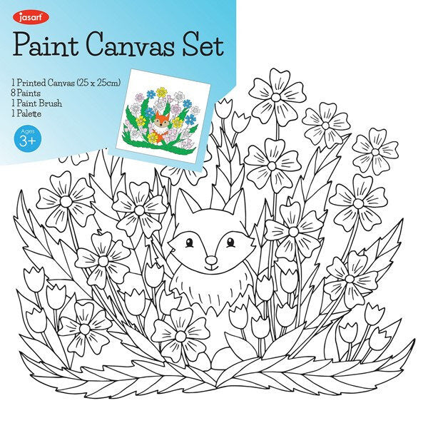 Jasart Paint Canvas Set - With Paints