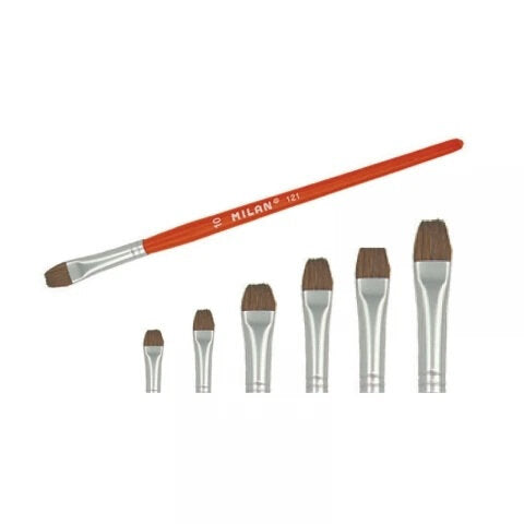 Milan School Brush 121 Series - Flat