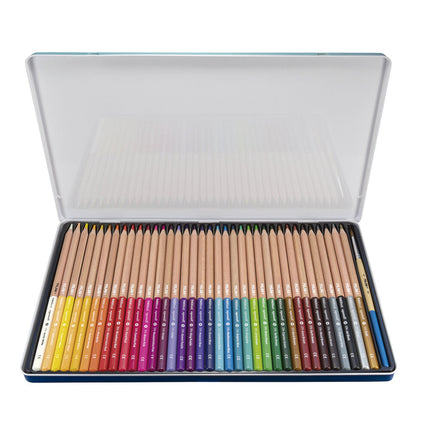 Milan Water Soluble Coloured Pencils - Tin of 36