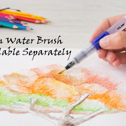 Milan Water Soluble Coloured Pencils - Tin of 36