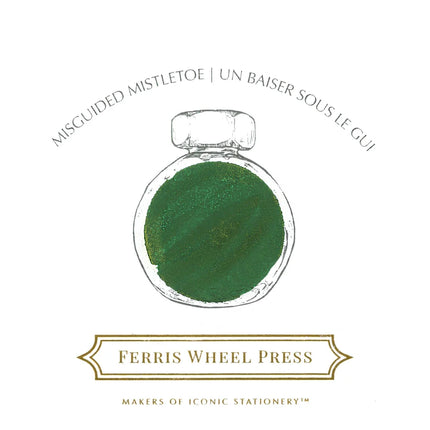 Ferris Wheel Press Fountain Pen Ink - Misguided Mistletoe