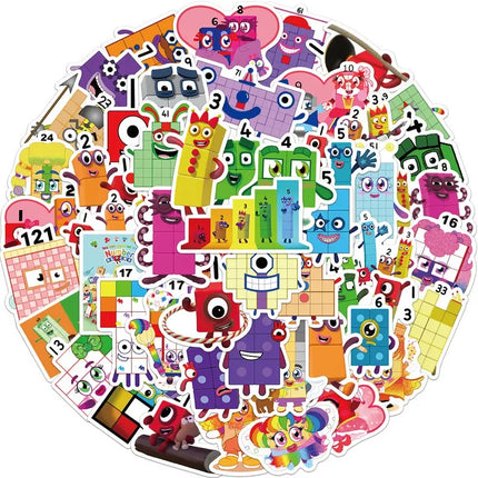 PVC Stickers - Number Blocks