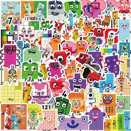 PVC Stickers - Number Blocks