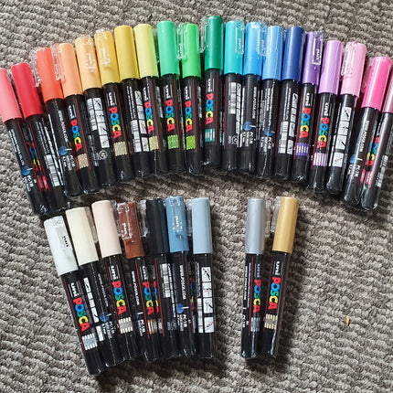 Uni Posca Marker PC-1M - Full Set of 29