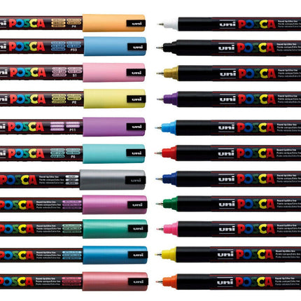 Uni Posca Marker PC-1MR - Full Set of 22