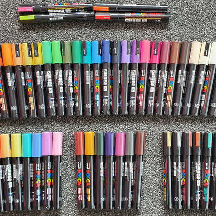 Uni Posca Marker PC-5M - Full Set of 57