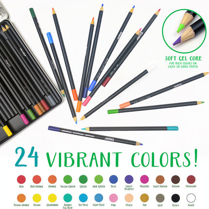 Crayola Signature Blend & Shade Coloured Pencils - Pack of 24