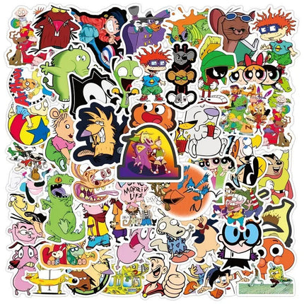 PVC Stickers - 90's Characters