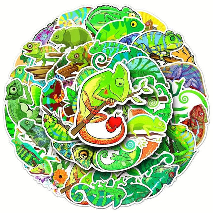 PVC Stickers - Chameleons