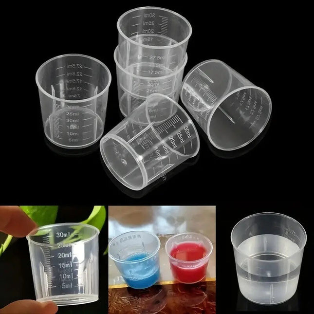 Resin Art Measuring Cups 30ml - Pack of 20