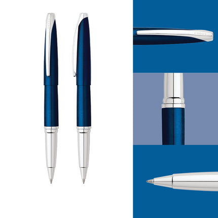 Cross ATX - Translucent Blue Lacquer - Rollerball Pen