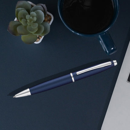 Cross Calais - Matte Metallic Blue Lacquer - Ballpoint Pen