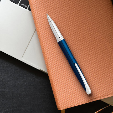 Cross ATX - Translucent Blue Lacquer - Rollerball Pen