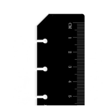 Filofax Accessory - Ruler/Page Marker - A4 - Black