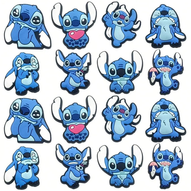 Shoe Charms Disney Stitch - Set of 16