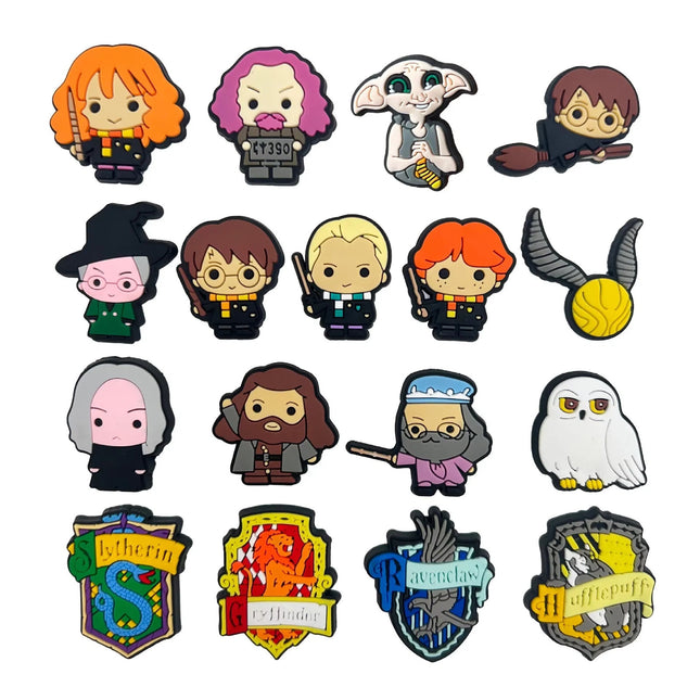 Shoe Charms Movies Harry Potter - Set of 17