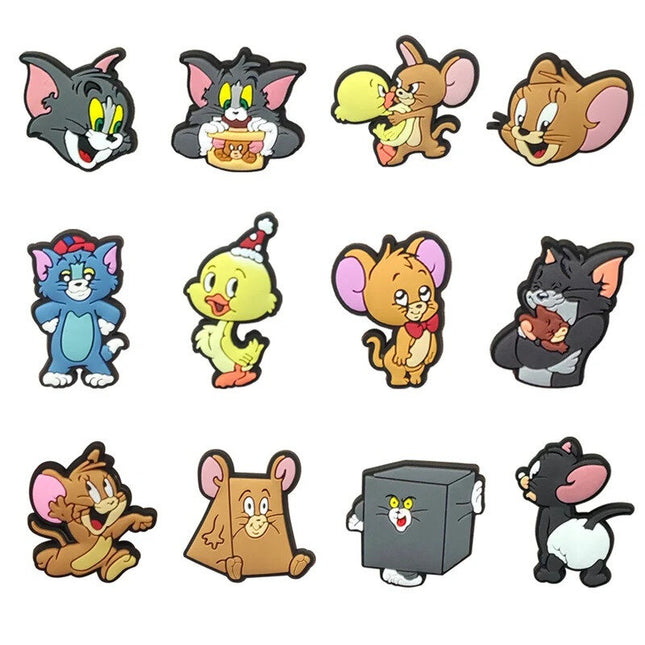 Shoe Charms TV Tom & Jerry - Set of 12