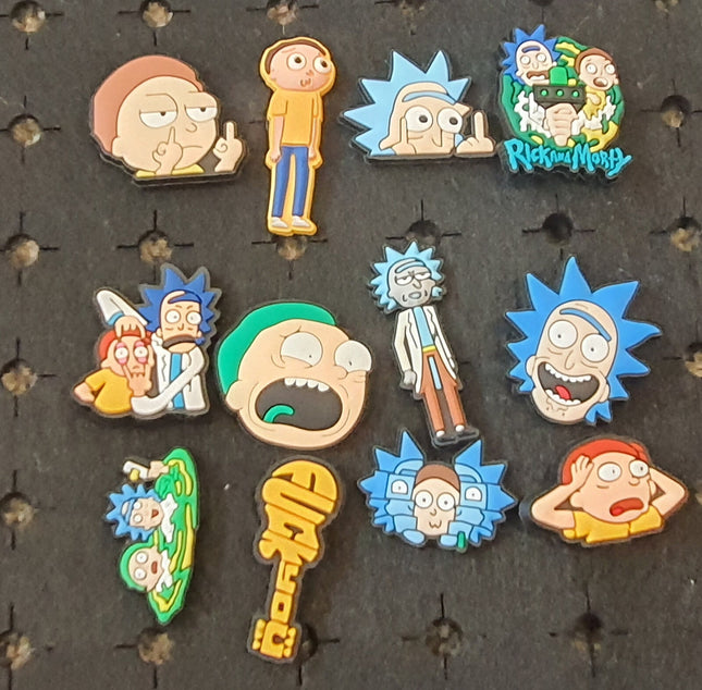 Shoe Charms TV Rick & Morty - Set of 12