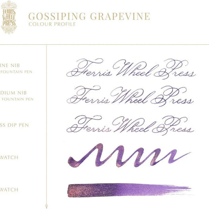 Ferris Wheel Press Fountain Pen Ink - Grape Ice Pop