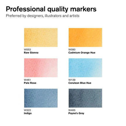 Winsor & Newton ProMarker Watercolour - Skyscape Tones Set of 6