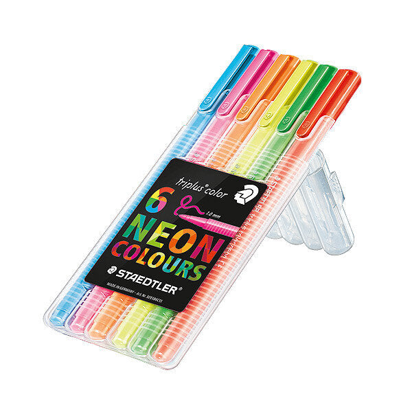 Staedtler Triplus Colour Pen 323 - Set of 6 Neon