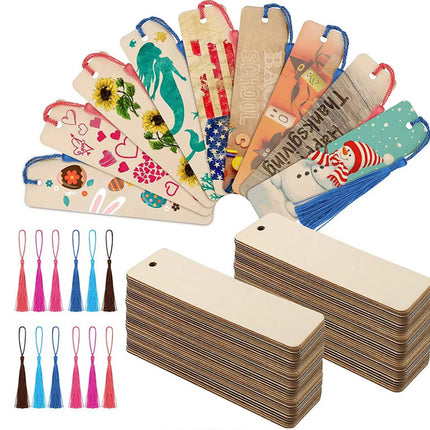 Wooden Bookmarks - Pack 10