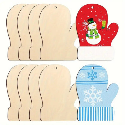 Wooden Christmas Mitten