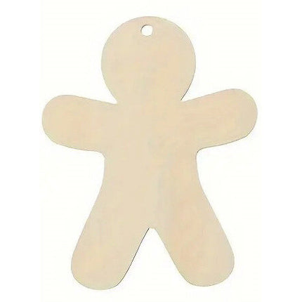 Wooden Christmas Gingerbread Man