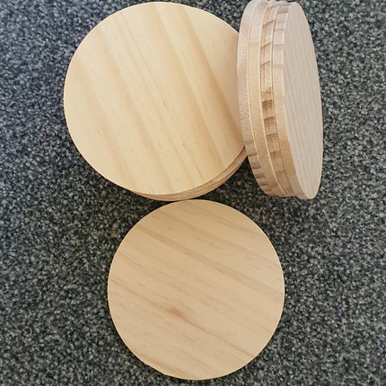 Wooden Blanks for Dotting - Coasters