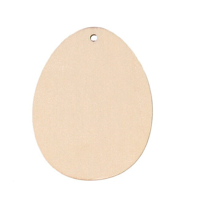 Wooden Easter Hanging Egg