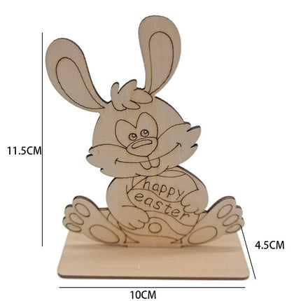 Wooden Easter Sitting Bunny