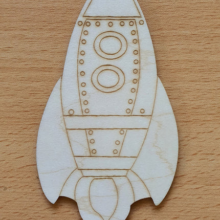 Wooden Rocket Ship