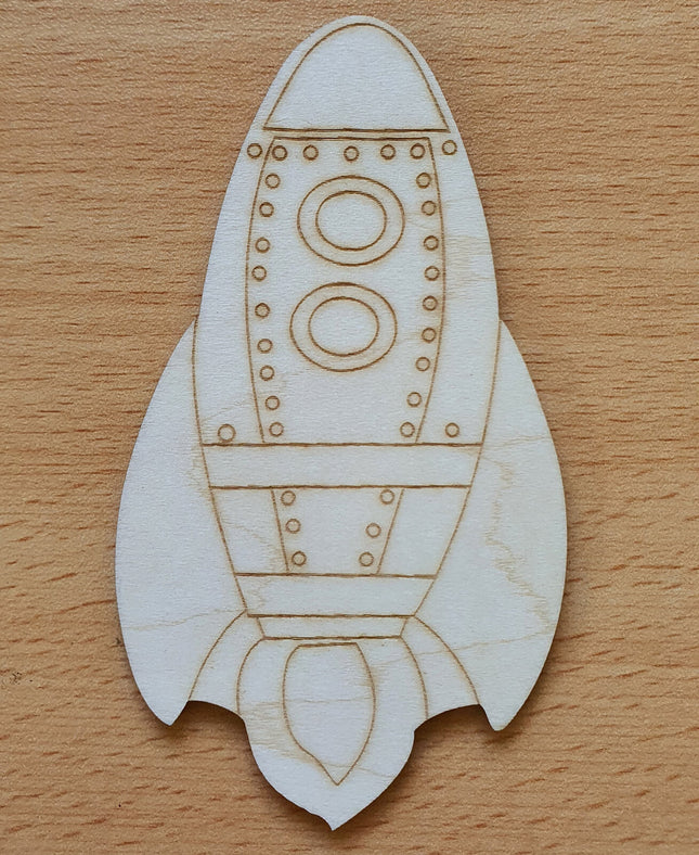 Wooden Rocket Ship
