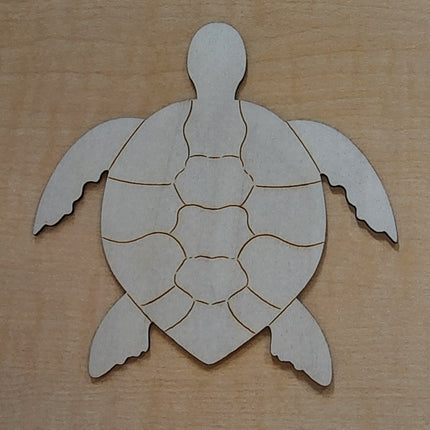 Wooden Sea Turtle