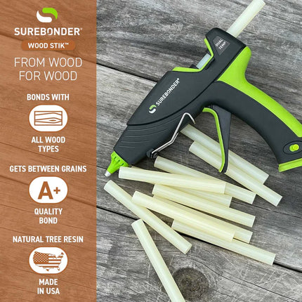 Surebonder 11mm Glue Sticks - Wood Stiks - Pack of 12